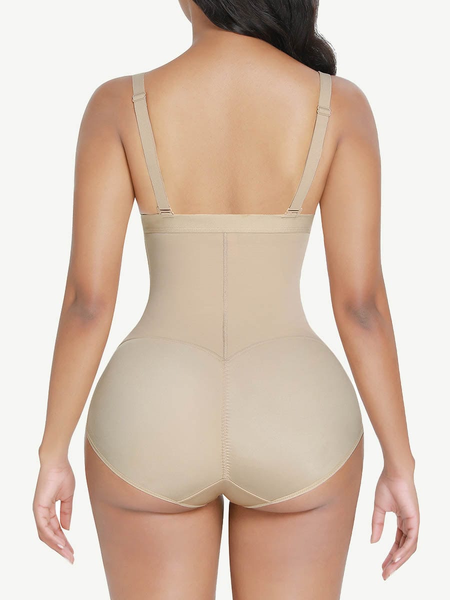 Wholesale High Waist Post Surgery Shaper Shorts With Two Steel Bones and Zip