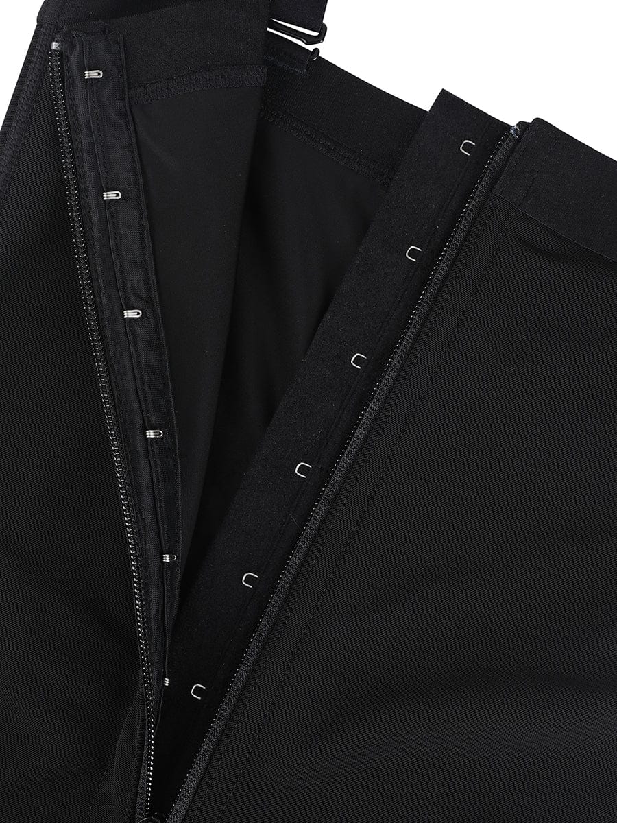 Wholesale High Waist Post Surgery Shaper Shorts With Two Steel Bones and Zip