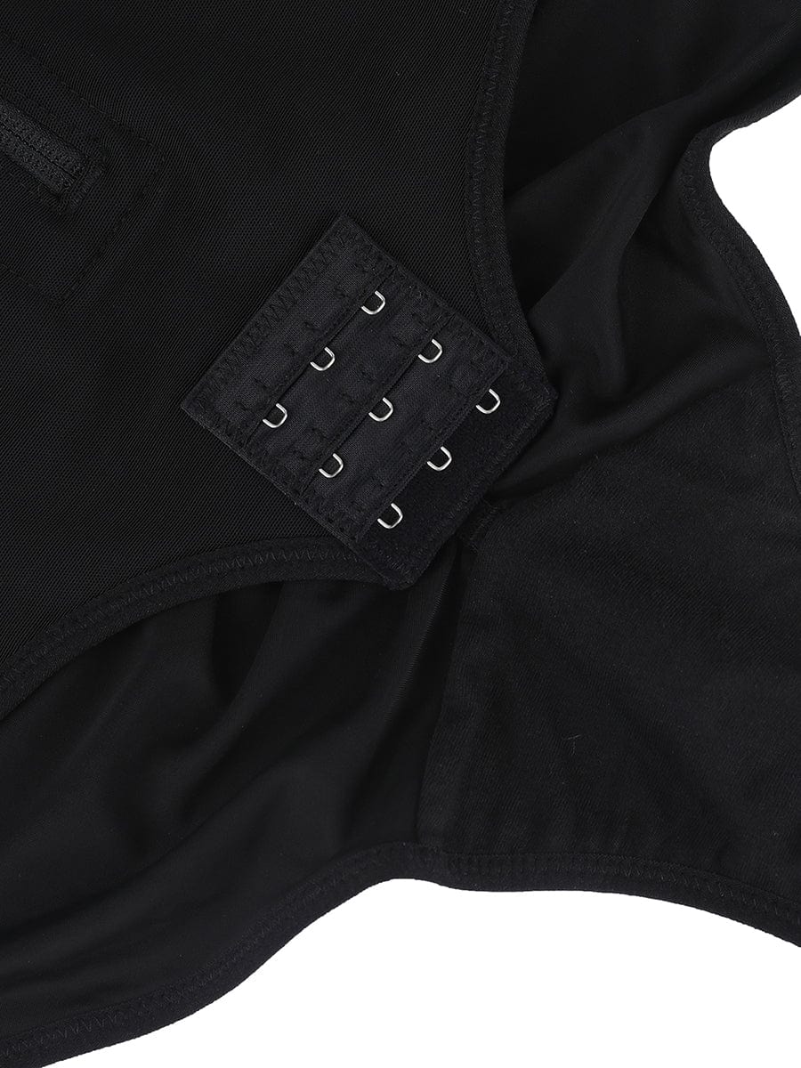 Wholesale High Waist Post Surgery Shaper Shorts With Two Steel Bones and Zip