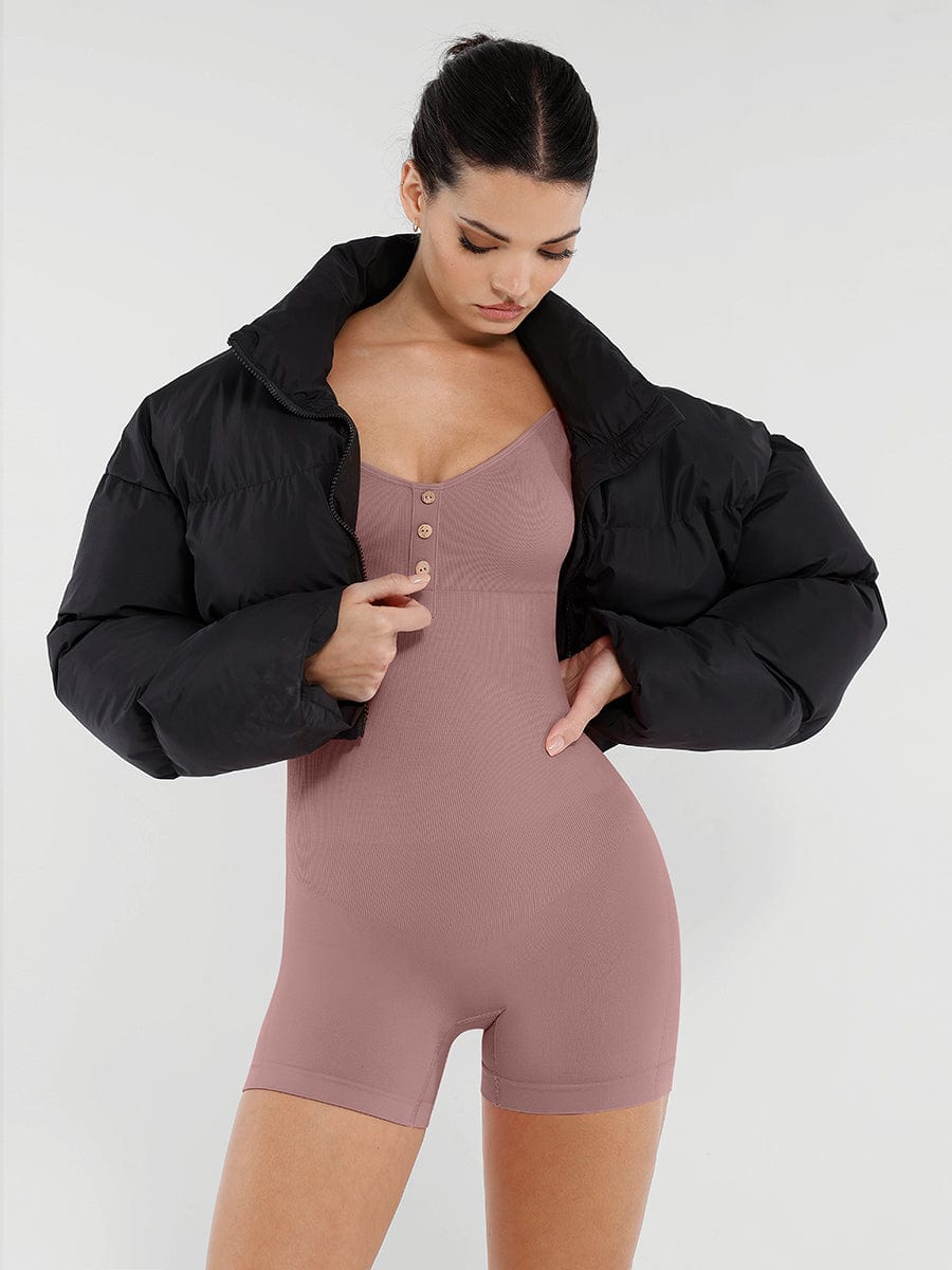 Jesbi Gibhor Seamless Bust Support Waist and Abdomen Shaping Butt Lifting Jumpsuit