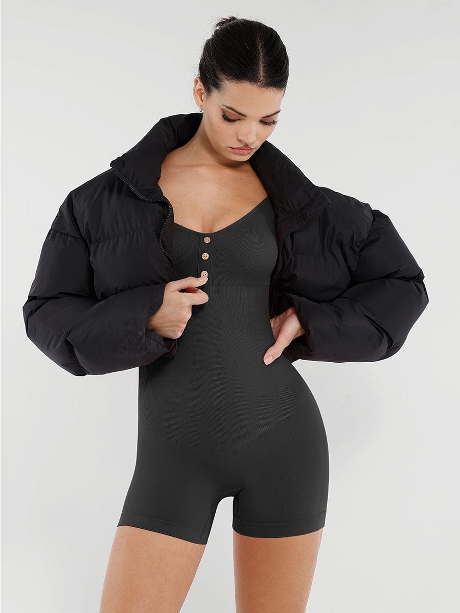 Jesbi Gibhor Seamless Bust Support Waist and Abdomen Shaping Butt Lifting Jumpsuit