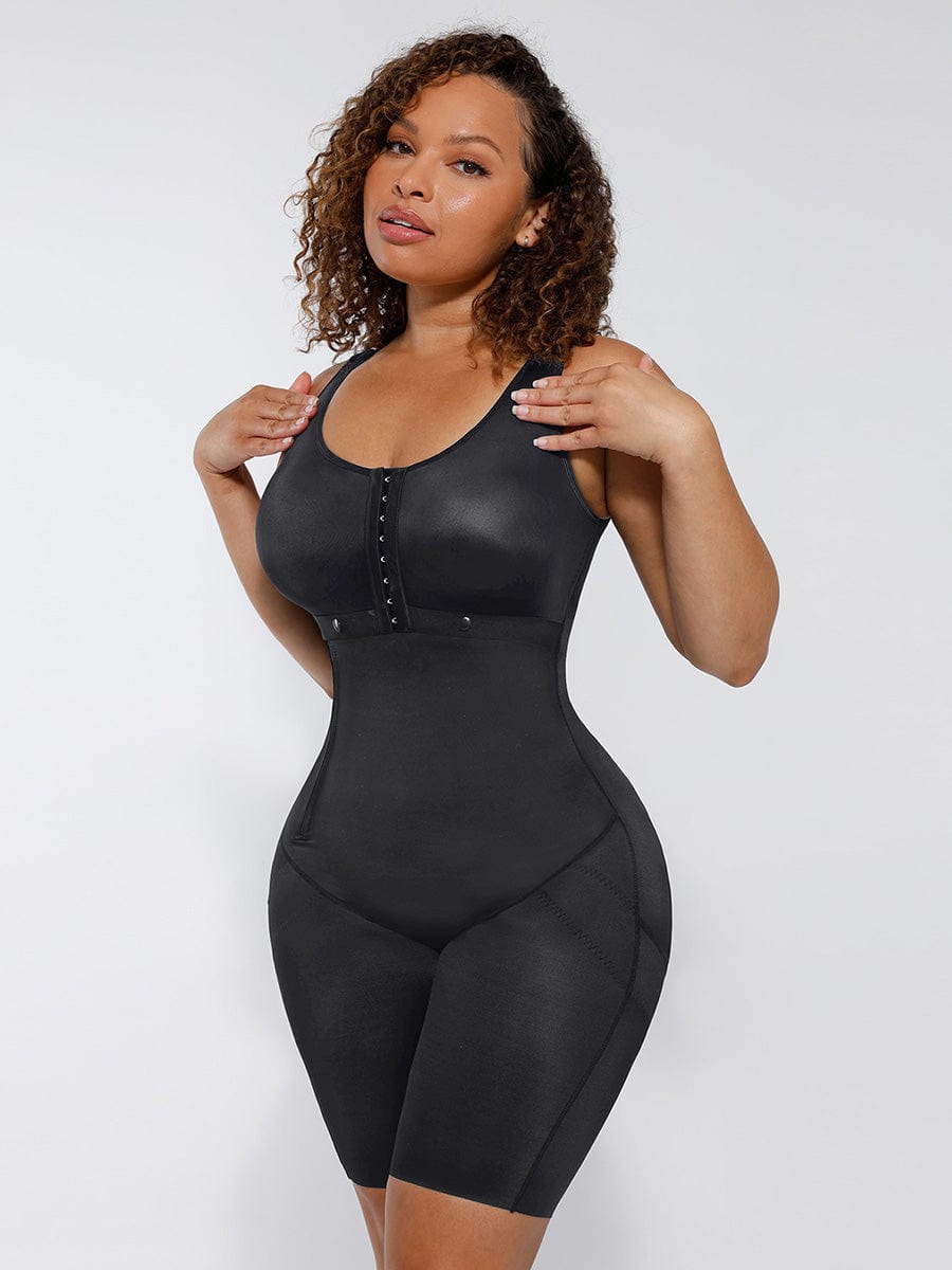 Wholesale Post-Operative Breast-Covering Side-Zip Body Shaper