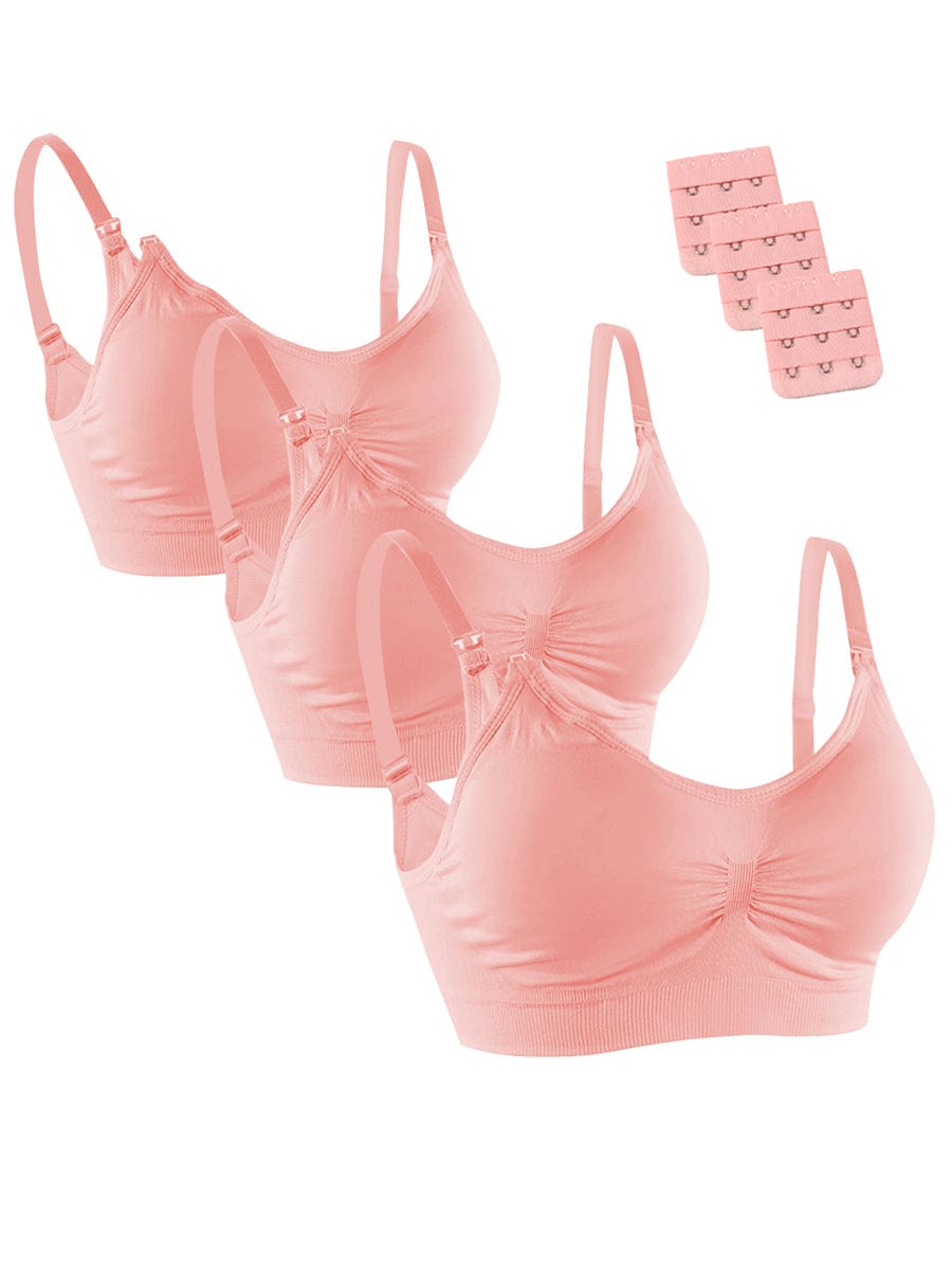 Wholesale 3 Pack Wireless Seamless Maternity Nursing Bra