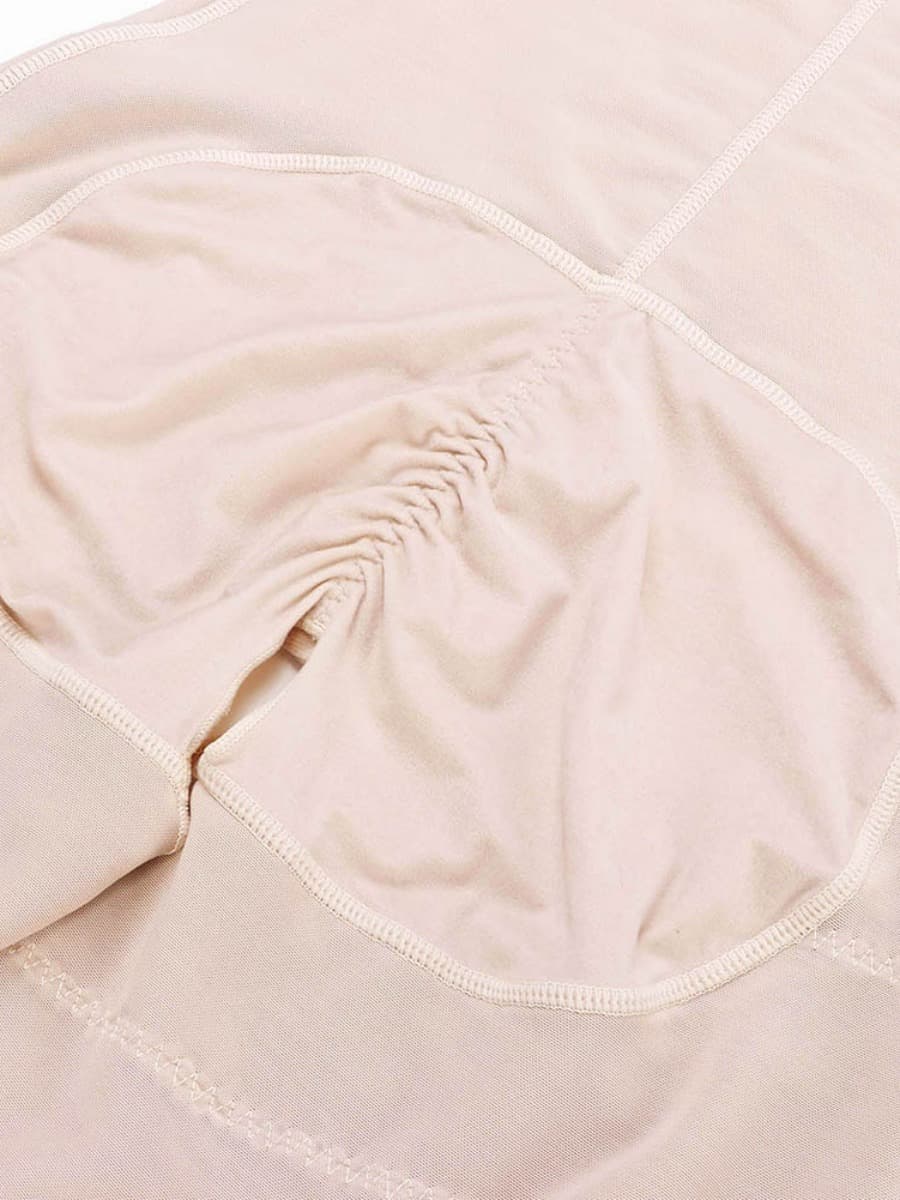 Wholesale Ultimate Stretch Nude Hooks Crotchless Unpadded Big Size Shapewear