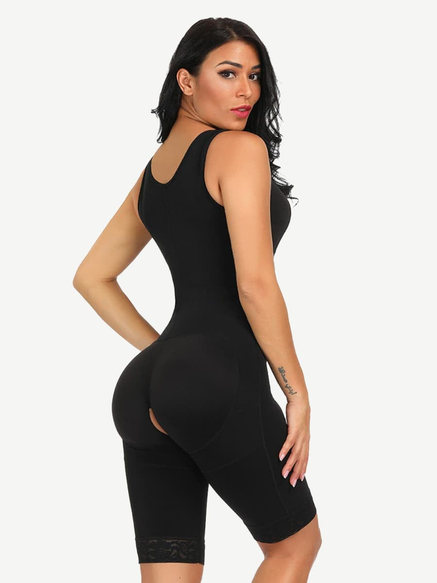 Wholesale Ultimate Stretch Nude Hooks Crotchless Unpadded Big Size Shapewear