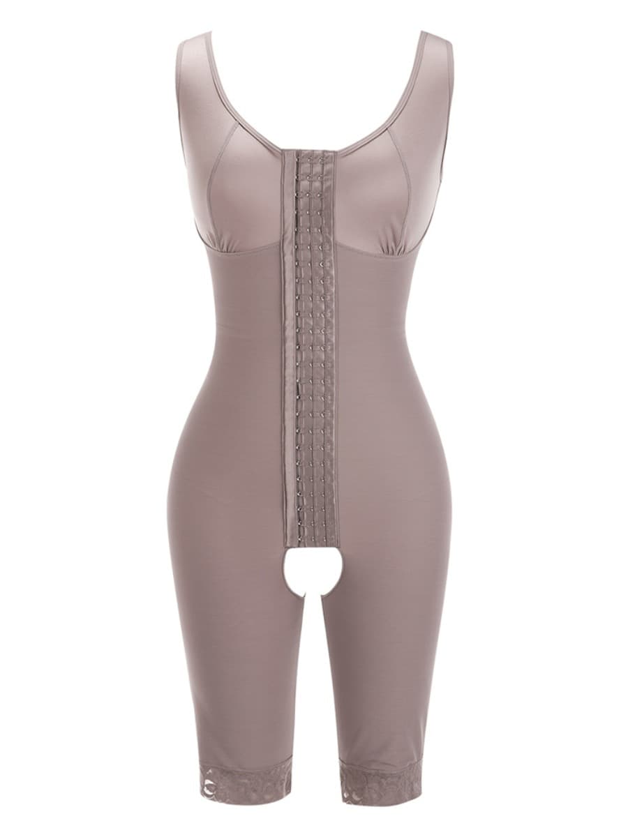 Wholesale Ultimate Stretch Nude Hooks Crotchless Unpadded Big Size Shapewear