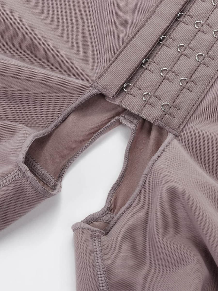 Wholesale Ultimate Stretch Nude Hooks Crotchless Unpadded Big Size Shapewear