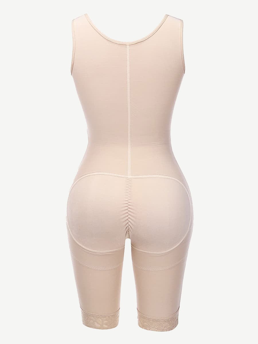 Wholesale Ultimate Stretch Nude Hooks Crotchless Unpadded Big Size Shapewear