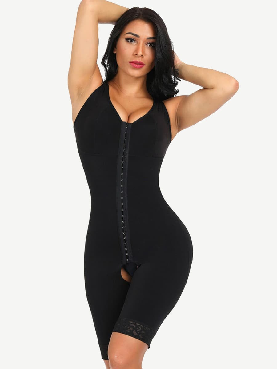 Wholesale Ultimate Stretch Nude Hooks Crotchless Unpadded Big Size Shapewear