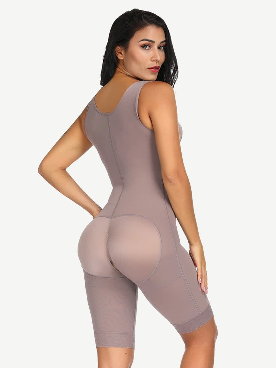Wholesale Ultimate Stretch Nude Hooks Crotchless Unpadded Big Size Shapewear