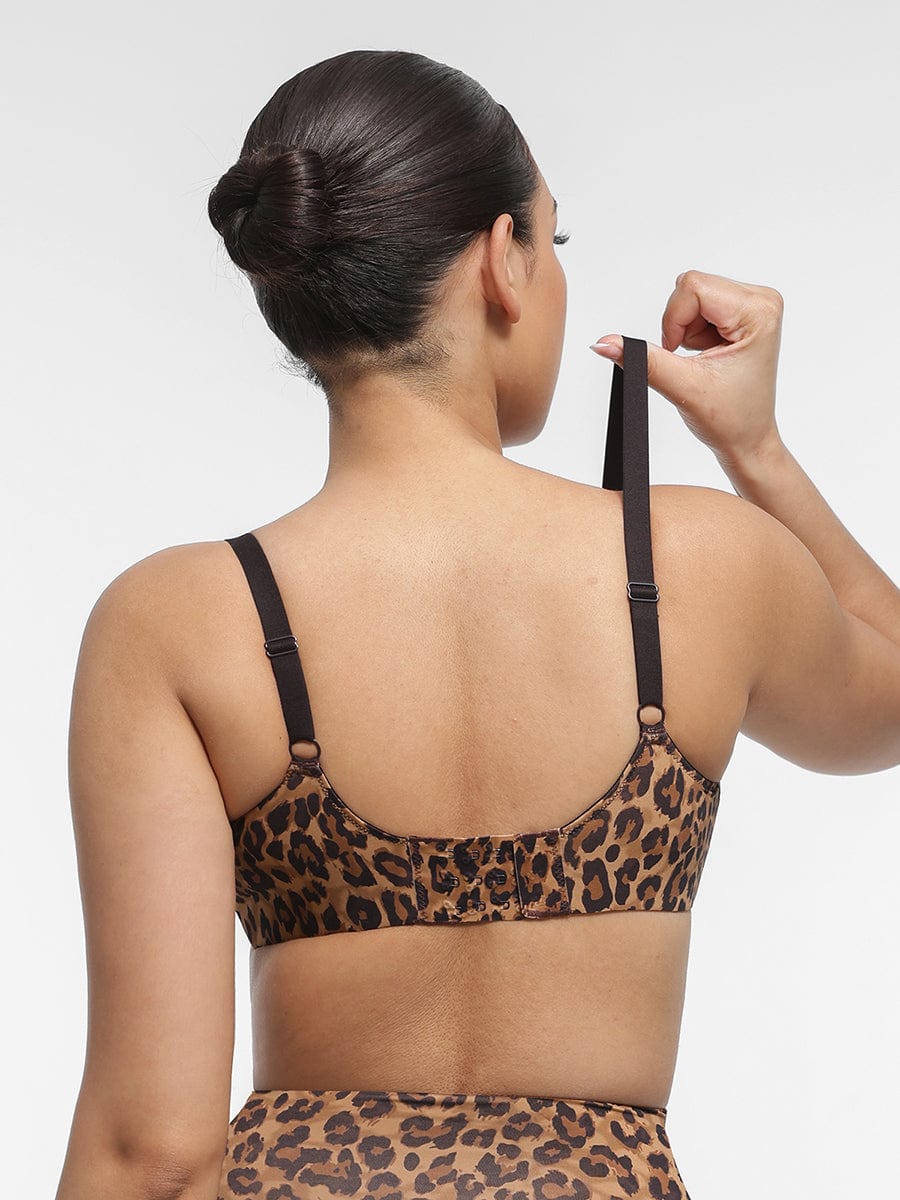 Jesbi Elohim Seamless Comfort Underarm Smoothing V-Neck Bralette with Adjustable Straps