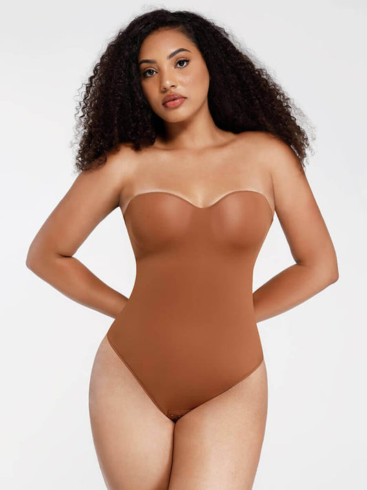 Wholesale One-Piece Underwire Strap Removable Waist And Abdomen Shaping Thong Bodysuit