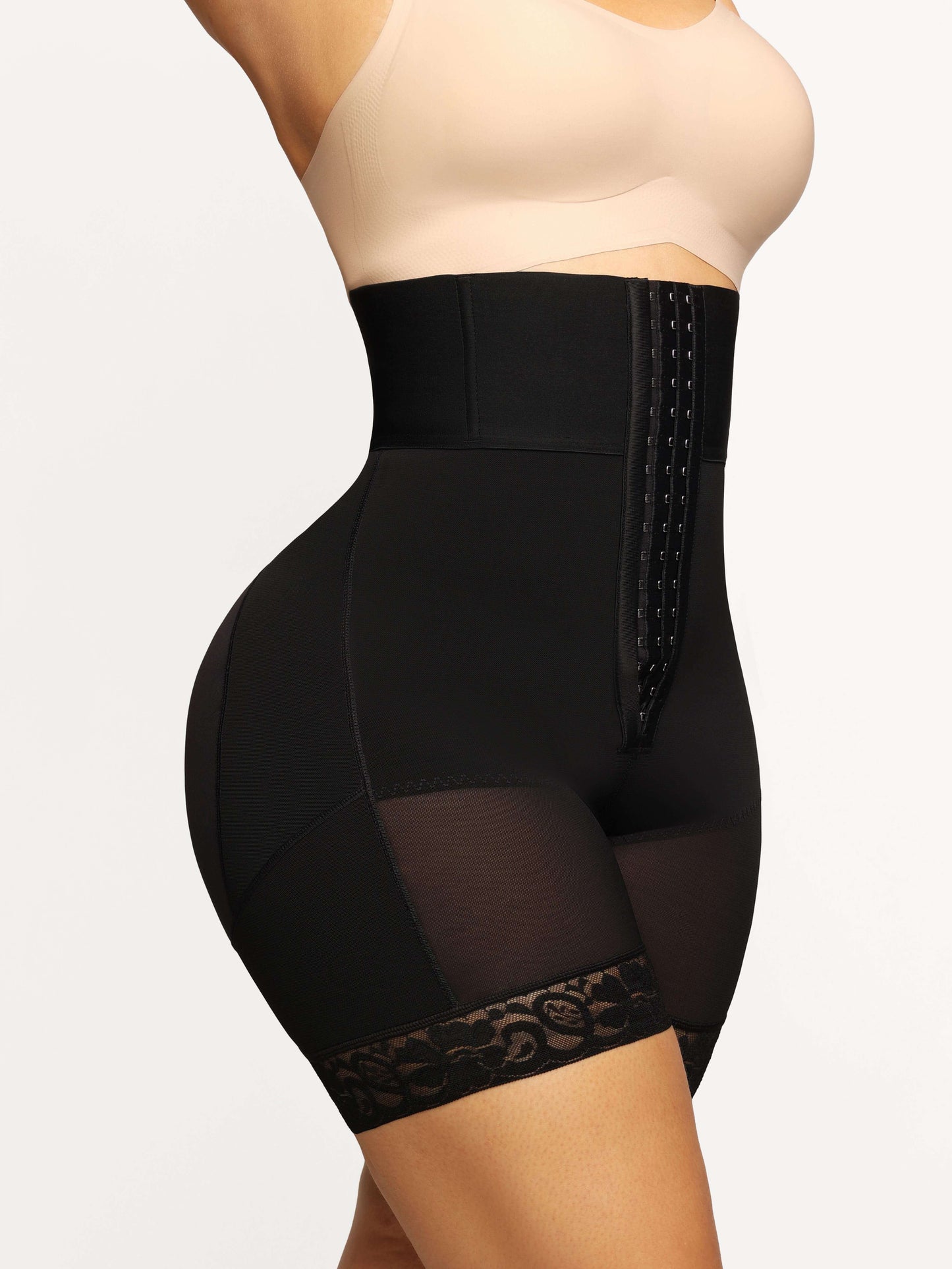 Wholesale 3-bones Triple-breasted High-waisted Elastic Body Pants